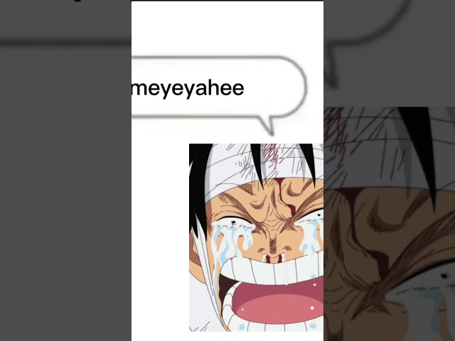 Luffy singing meyahee #onepiece #funny