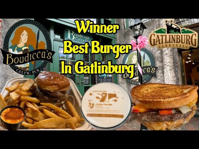 Boudicca's Celtic Pub Food Review (Best Burger Award Winner) Gatlinburg Tennessee