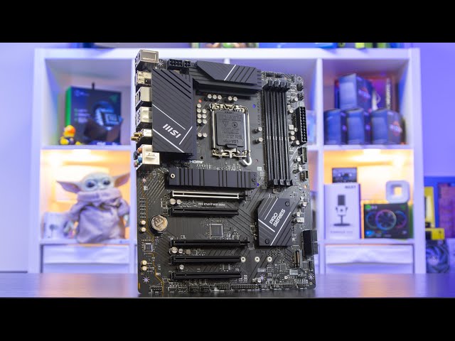 A Great AFFORDABLE Motherboard! - MSI PRO B760-P WIFI DDR4 Motherboard - Unboxing & Overview! [4K]