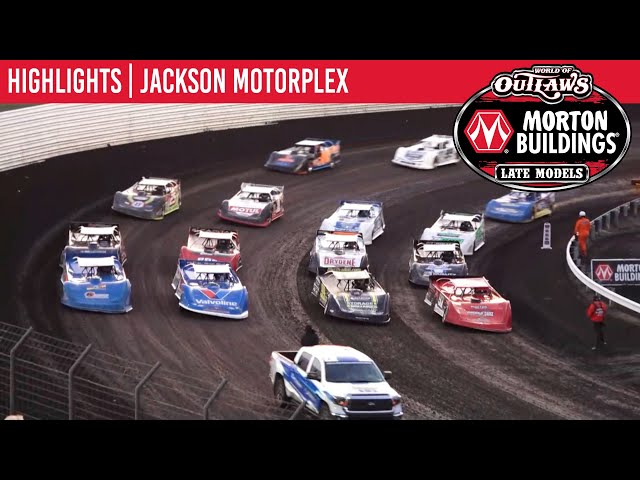 World of Outlaws Morton Building Late Models at Jackson Motorplex July 10, 2021 | HIGHLIGHTS
