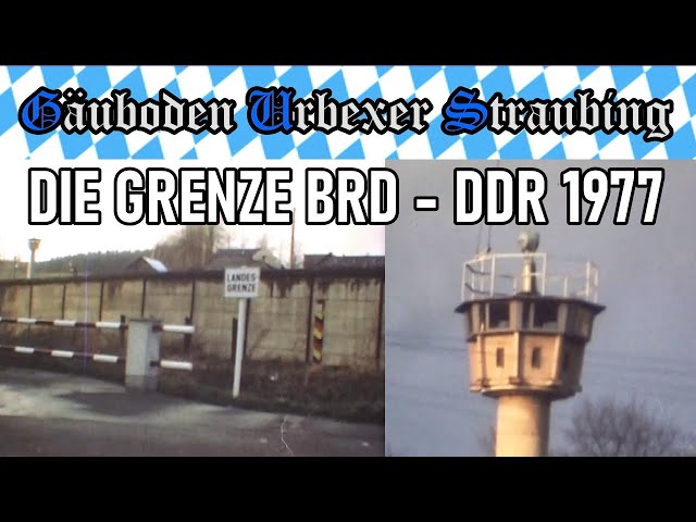🚧 DIE GRENZE BRD - DDR 1977 BEI HOF 🌲🚧🌳 # 234