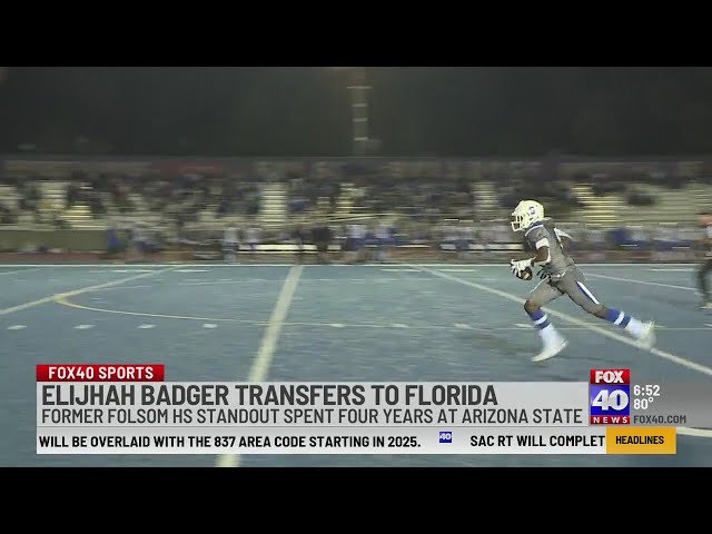 Folsom native Elijhah Badger transfers to Florida