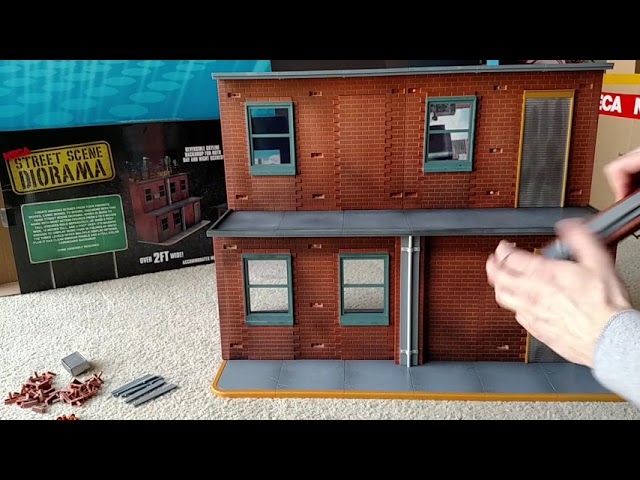 NECA Street Scene Diorama Unboxed Assembly 2019