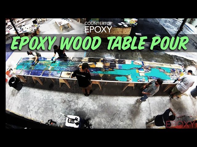 Epoxy Wood Table Pour