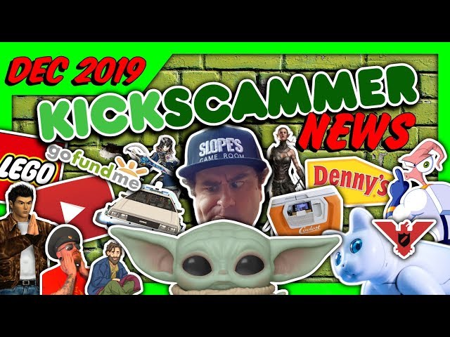 Shenmue 4 release, Star Wars scams, go fund me fails & a crowdfunded city! | #KickScammerNews DEC 19