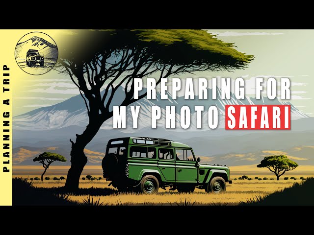 Getting my Land Rover and Photo gear ready for Safari