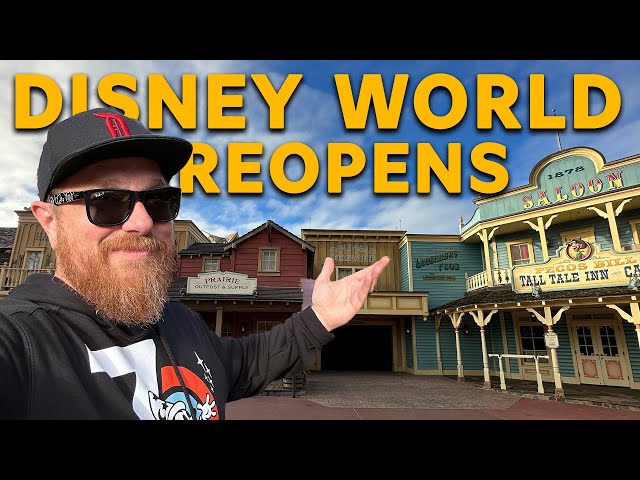 Walt Disney World Theme Parks Reopened Today!!! From Hurricane Closures