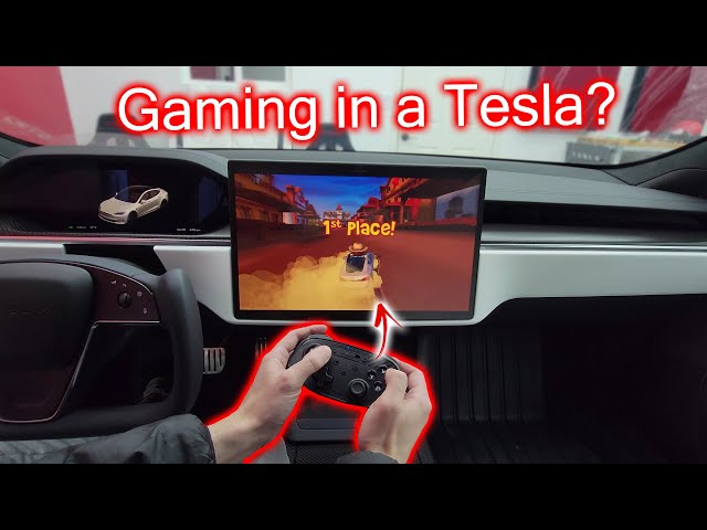 Best Tesla Remote. Play Games While Supercharging!