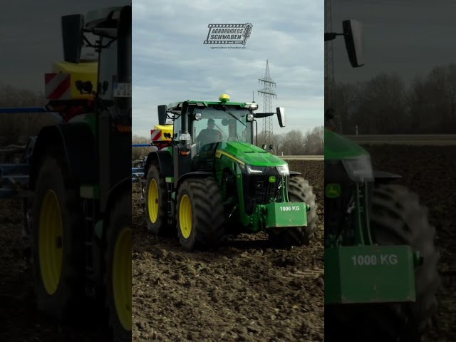 John Deere 8R 🔥🔥🔥 #johndeere #agriculture #tractor