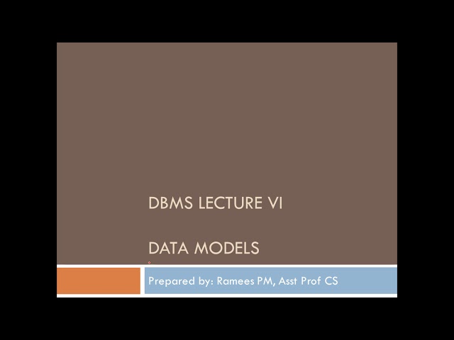 Hierarchical Data Model in DBMS (Malayalam)- DBMS lecture 6