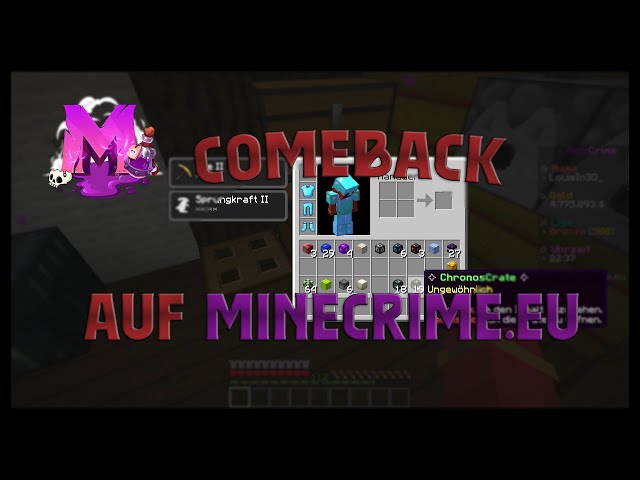 Comeback! auf Minecrime.eu / Crate Opening