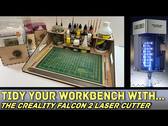 Tidy your workbench with the Creality Falcon 2 22W Laser Cutter