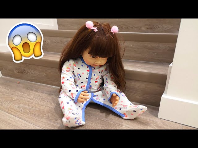 Reborn Toddler Lizzy Falls Down the Stairs Roleplay