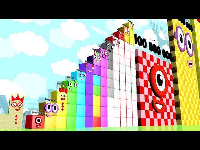 Looking for Numberblocks Puzzle Step Squad 1 to 300,000 to 300,000,000 MILLION BIGGEST!
