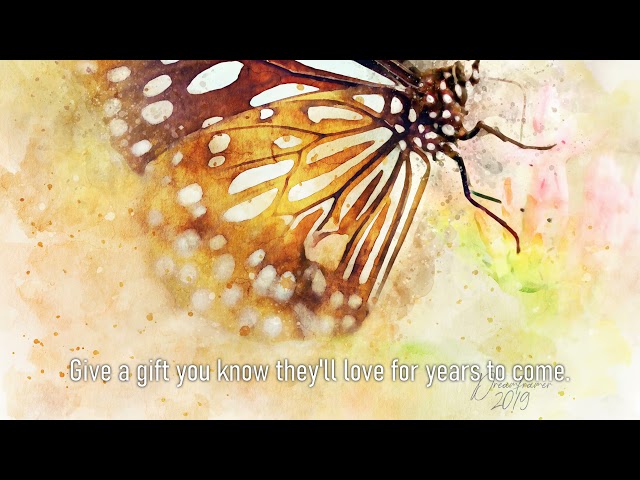 Premium Handmade Art Print "Brown Butterfly in Watercolors" by Dreamframer Art