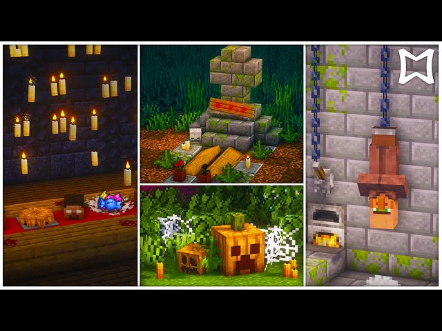 ► Top 10+ Halloween Ideas | Minecraft Build Hacks 👻