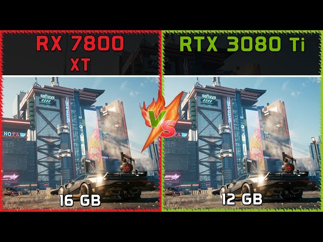 RX 7800 XT vs RTX 3080 Ti - FHD, QHD, UHD 4K