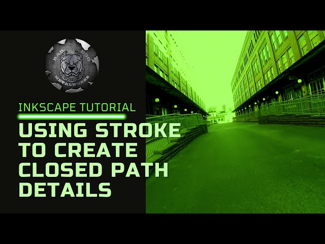 USING STROKE TO CREATE CLOSED PATH DETAILS IN INKSCAPE