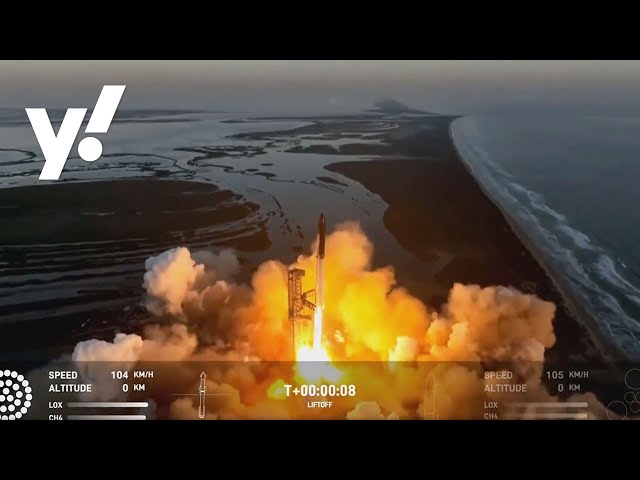 SpaceX launches second Starship test flight