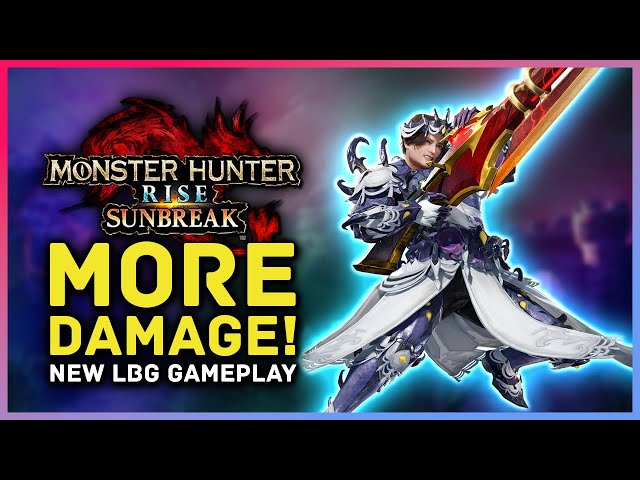 Monster Hunter Rise Sunbreak - CRITICAL FIREPOWER DAMAGE! New LBG Silkbind, Switch Skills & Gameplay