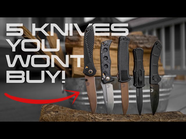 5 Knives That You WON'T Buy! | Premium Benchmade Folders