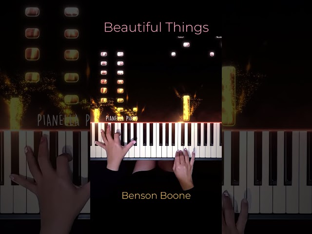 Benson Boone - Beautiful Things Piano Cover #BeautifulThings #BensonBoone #PianellaPianoShorts
