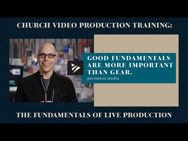 The Church Video Production Training You've Been Waiting For!
