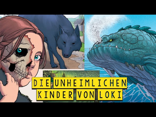 Die unheimlichen Kinder von Loki - Nordische Mythologie - Geschichte und Mythologie Illustriert