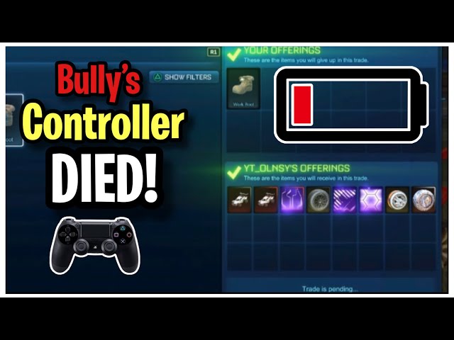 Bully’s Controller Dies After he Scams Himself! (Scammer Gets Scammed) Rocket League