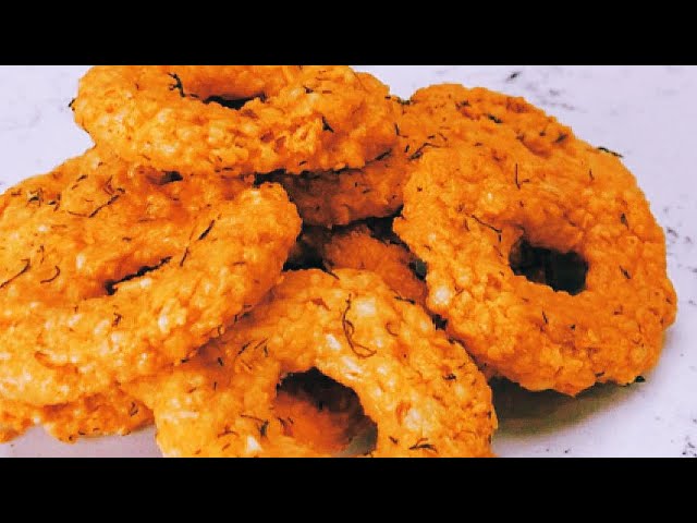 Throw away your chips! Crunchy oatmeal rings: A Healthy approach to snacking!