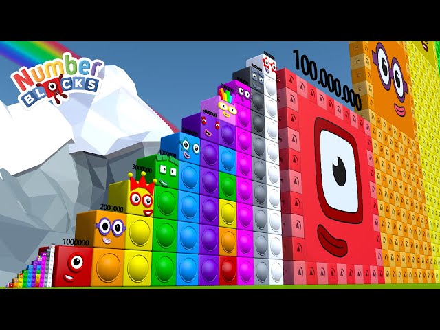 Looking for Numberblocks Puzzle Step Squad 1 to 10,000,000 MILLION to 500,000,000 MILLION BIGGEST!