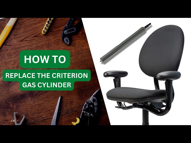 Install Gas Cylinder on Steelcase 453 Criterion Chair **UPDATED VIDEO LINK IN DESCRIPTION**