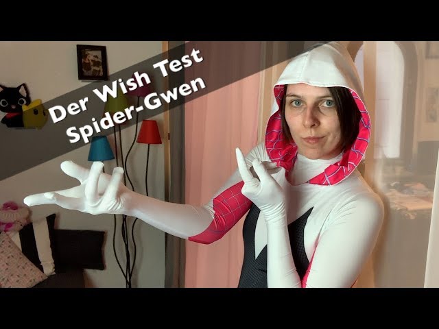 Der Wish Test - Spider-Gwen Cosplay Zentaisuit