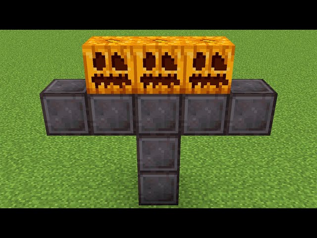 how to make NETHERITE GOLEM BOSS in minecraft