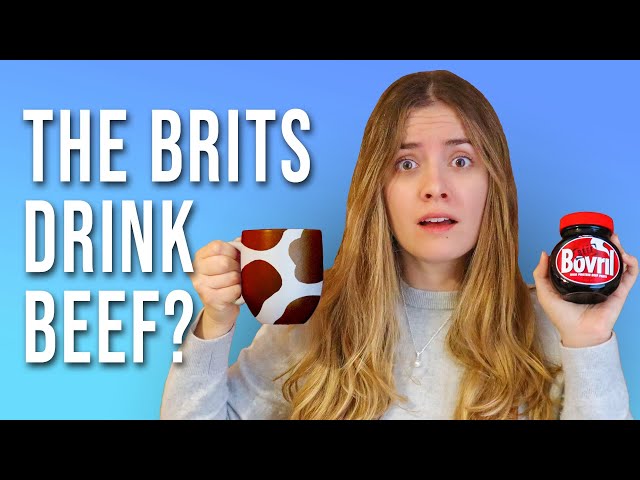 Foreigner tries Bovril for the first time (+ other crazy UK drinks)