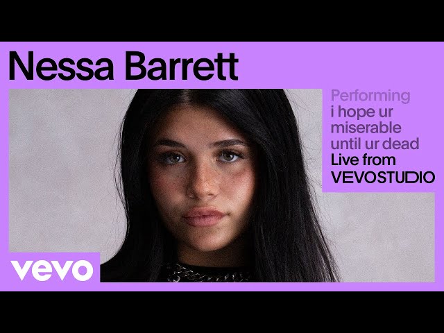 Nessa Barrett - i hope ur miserable until ur dead (Live Performance) | Vevo