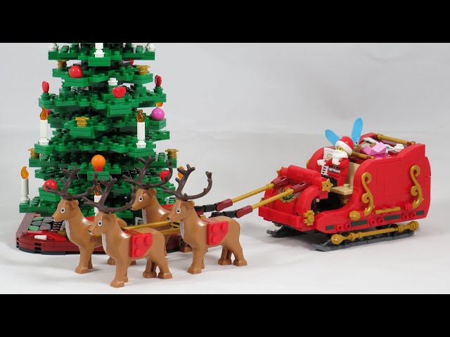 Lego 40499 Santa's Sleigh and 40573 Christmas Tree