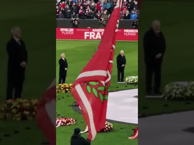 DANKE FRANZ 🙏 Legenden ehren den Kaiser bei bewegender Gedenkfeier in der Allianz Arena