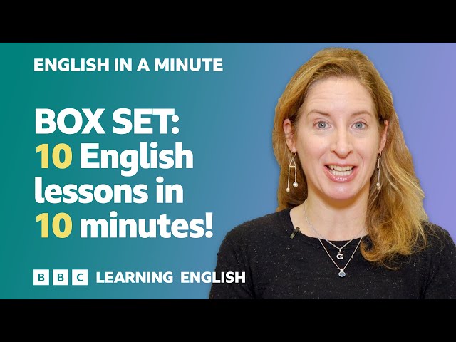 BOX SET: English In A Minute 9 – TEN English lessons in 10 minutes!