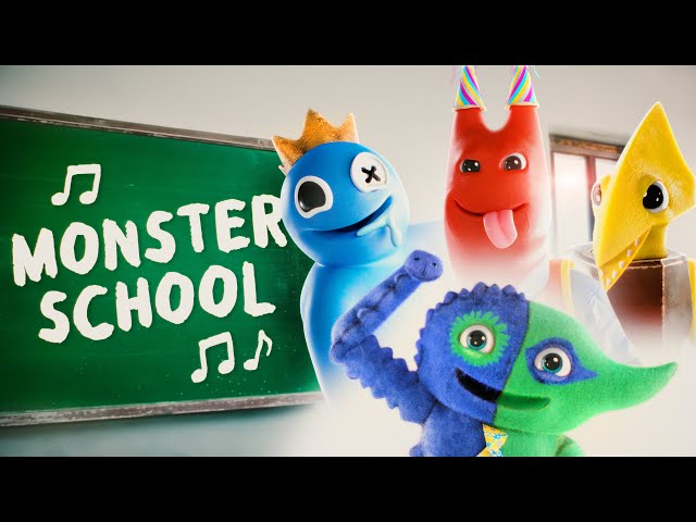 Monster School 🎵 - The Rainbow Friends x Garten of Banban (official song)