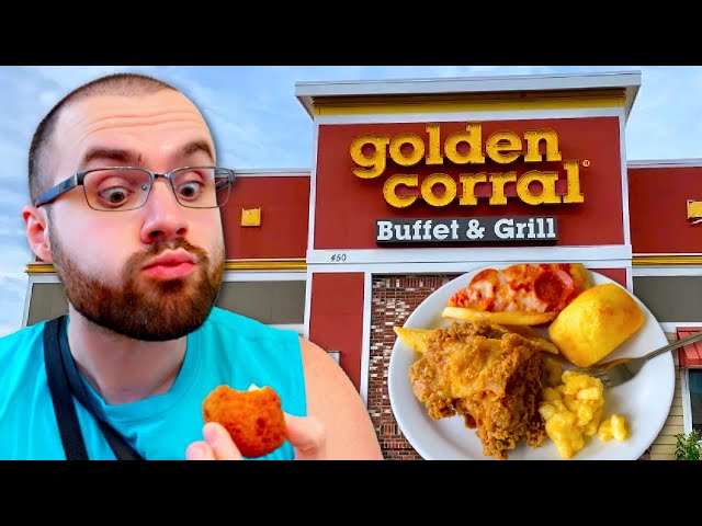 Eating All I Can At Golden Corral's BUFFET! Mukbang IN PUBLIC!