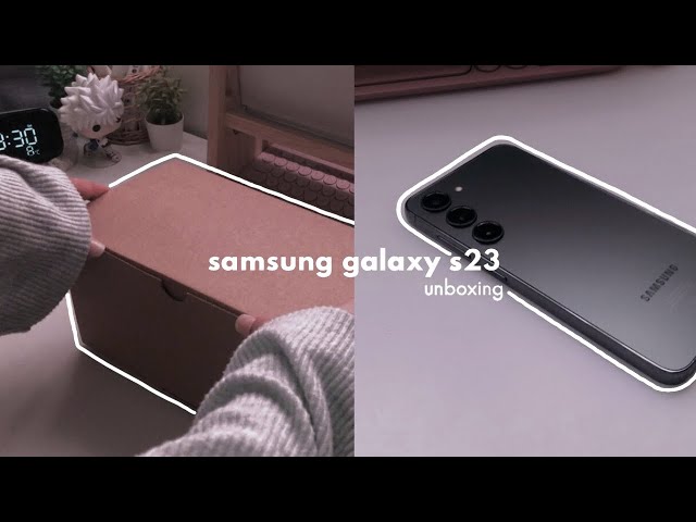 🌱 Samsung Galaxy S23 in green color | relaxing unboxing | ᴀ ᴇ s ᴛ ʜ ᴇ ᴛ ɪ ᴄ  🌙