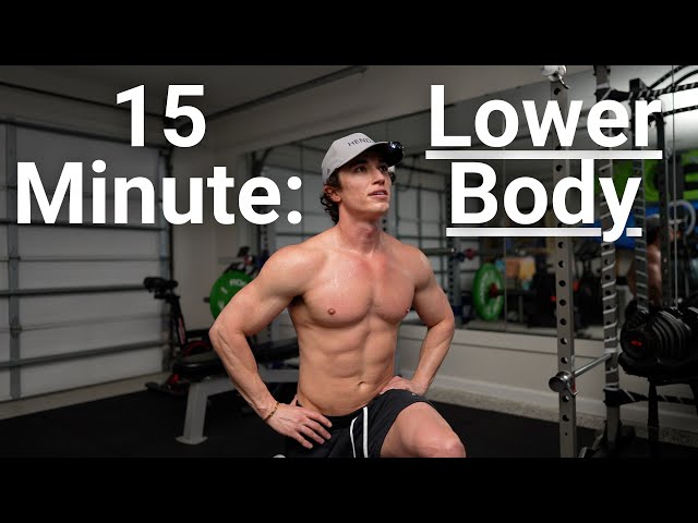15 MINUTE LOWER BODY WORKOUT (BODYWEIGHT) with Dr. Tyler