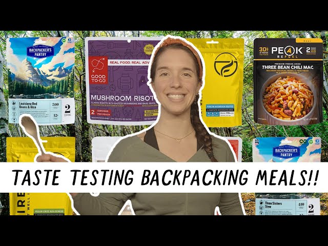 Taste Testing BACKPACKING MEALS! | Miranda in the Wild