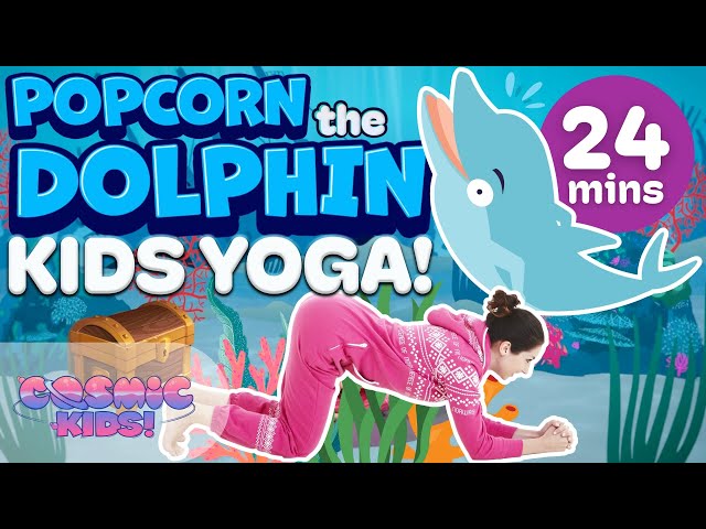Popcorn the Dolphin | A Cosmic Kids Yoga Adventure!
