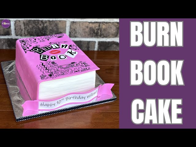 Decorate With Me | BURN BOOK Cake!