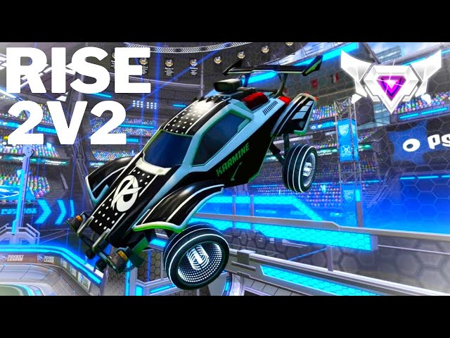 RISE. The SMARTEST PLAYER In The WORLD? - 2v2 - Ranked SSL - Rocket League Replays