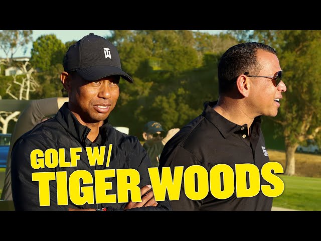 I PLAYED GOLF WITH TIGER WOODS! | BTS AT THE CELEBRITY CUP