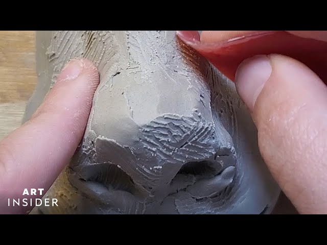 How This Artist Sculpts Realistic Noses Out Of Clay