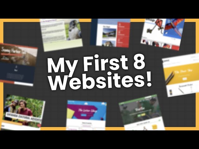 Web Design Throwback: My First Websites, My Biggest Mistakes